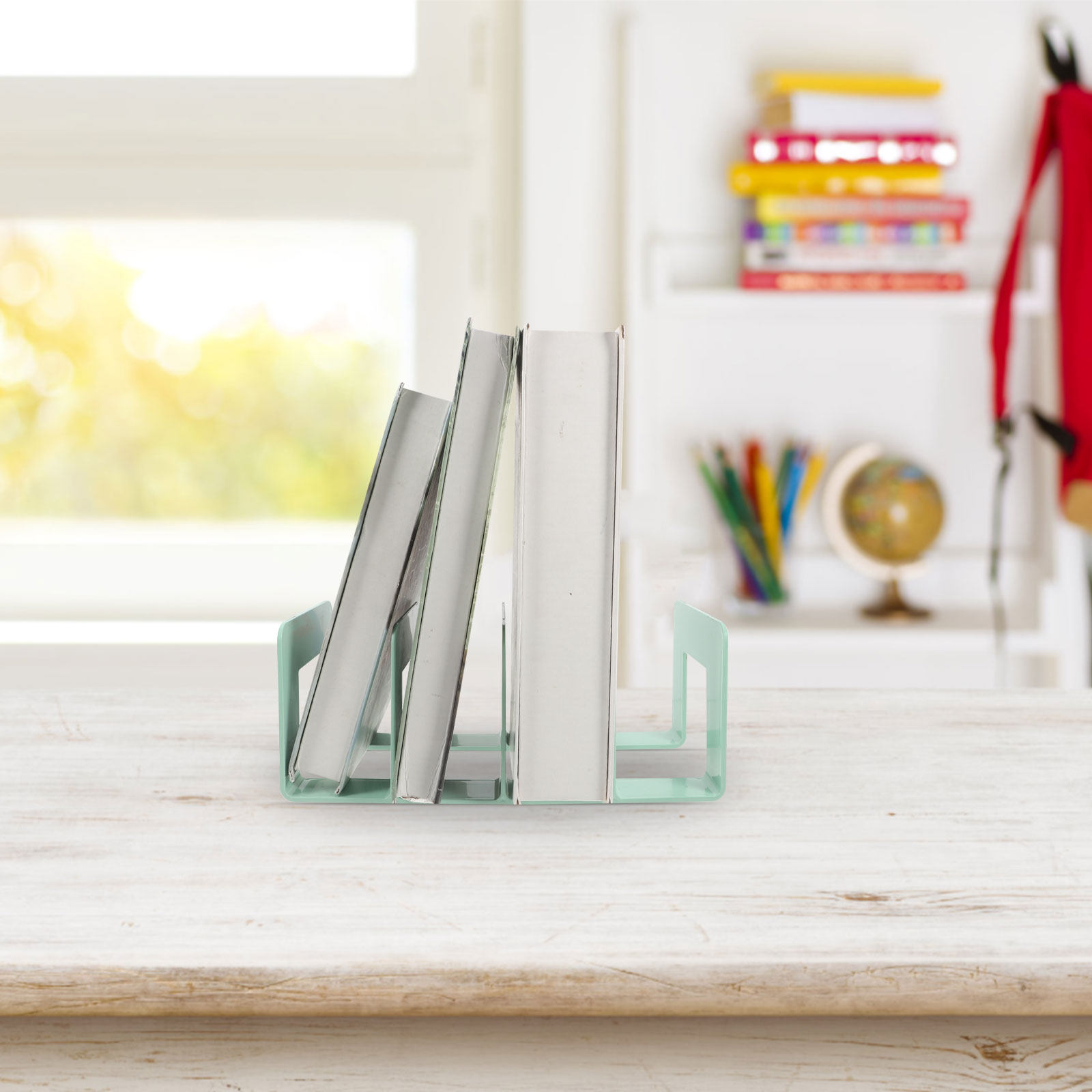 Magazine Holder Rack - Organiseur de livres de bureau, support
