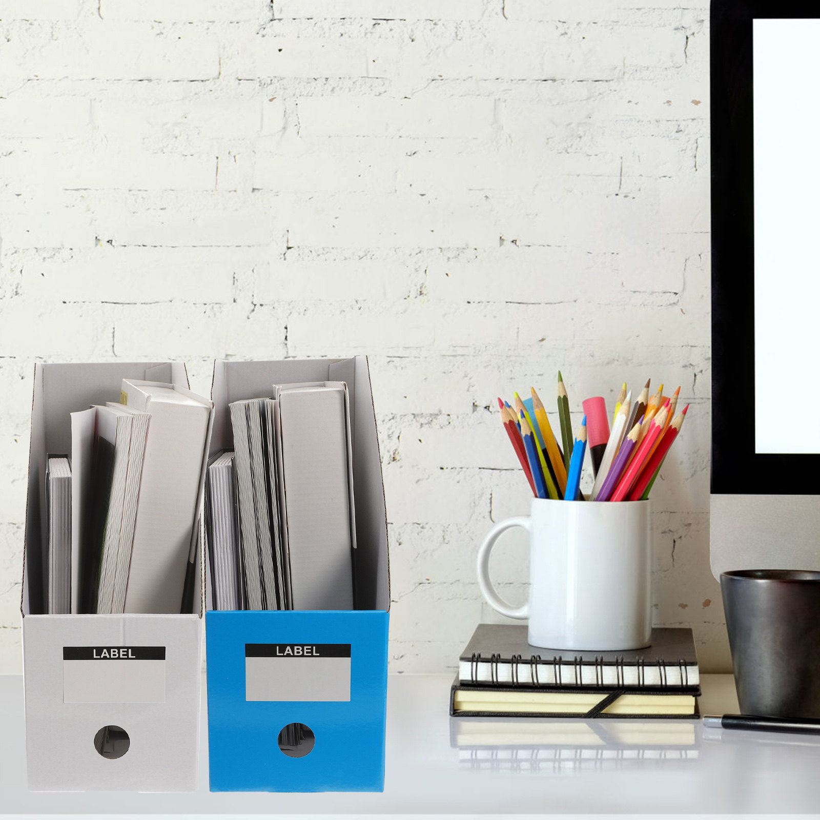 3 pièces : Organiseur de dossi - Magazine Holder Rack avis et prix