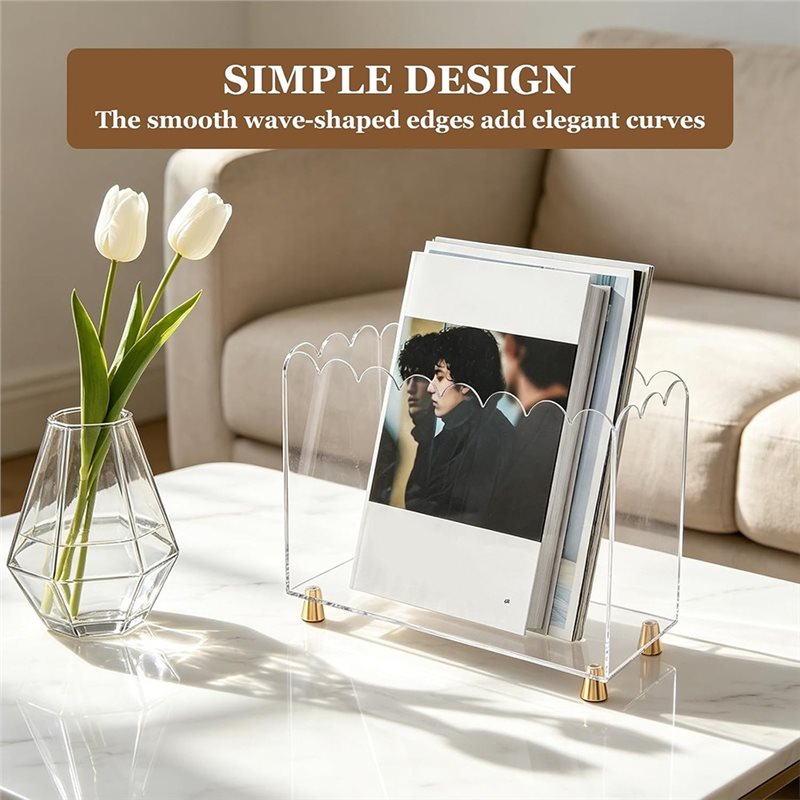 Support de revues ABKO en acry - Magazine Holder Rack avis et prix